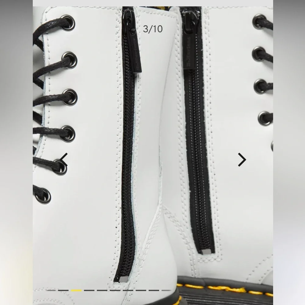 NWOT White Platform Doc Martens - Picture 6 of 12